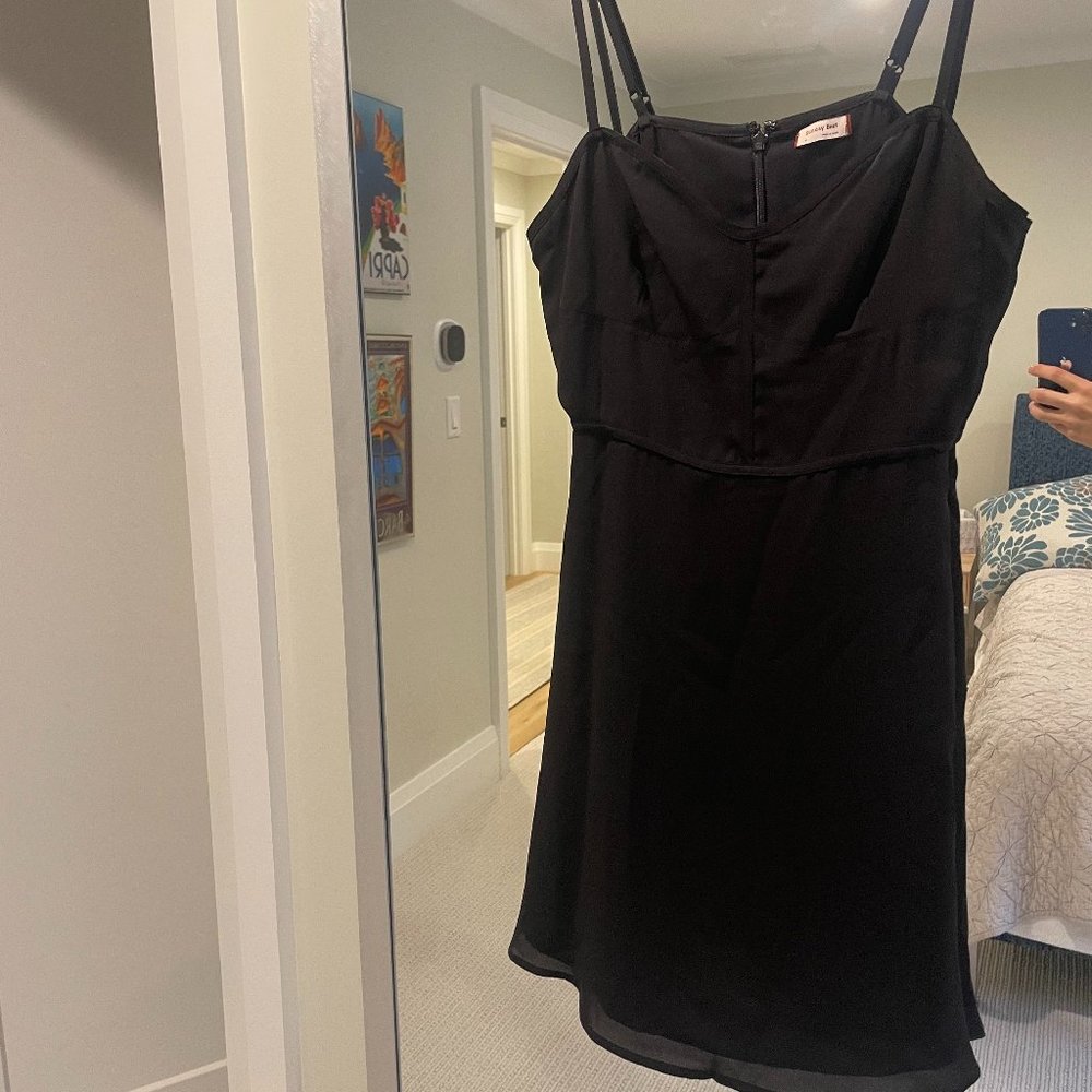 Sunday Best Classic Black Mini Dress
